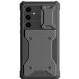 Case for Samsung Galaxy S24, ERBORD Rugged Case, black
