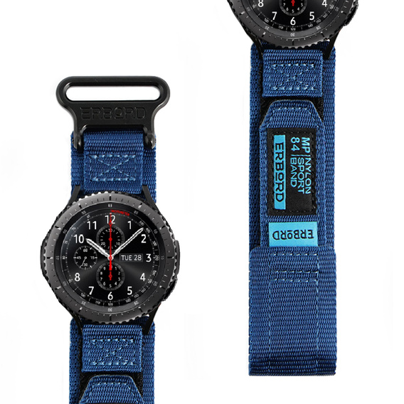 Pasek Nylonowy ERBORD MP84 Uniwersalny 22mm, Niebieski