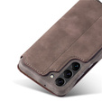 Flip case for Samsung Galaxy S23 Plus, ERBORD Retro, brown
