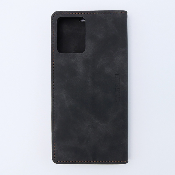 Etui do Motorola Moto G53, ERBORD Vintage portfel z klapką, czarne