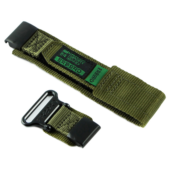 Pasek Nylonowy ERBORD MP84 Quickfit do Garmin Fenix 5X/6X/6X PRO/7X, Zielony, Rozmiar S/M
