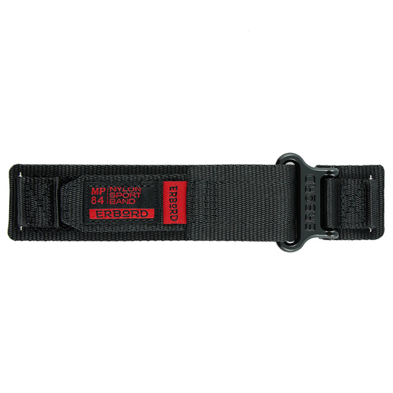 Pasek Nylonowy ERBORD MP84 Uniwersalny 20mm, Czarny