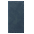 Case for Motorola Edge 40 Neo, ERBORD Vintage, wallet with flap, blue