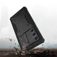 Case for Samsung Galaxy A55, ERBORD Rugged Case, black (Two frames)