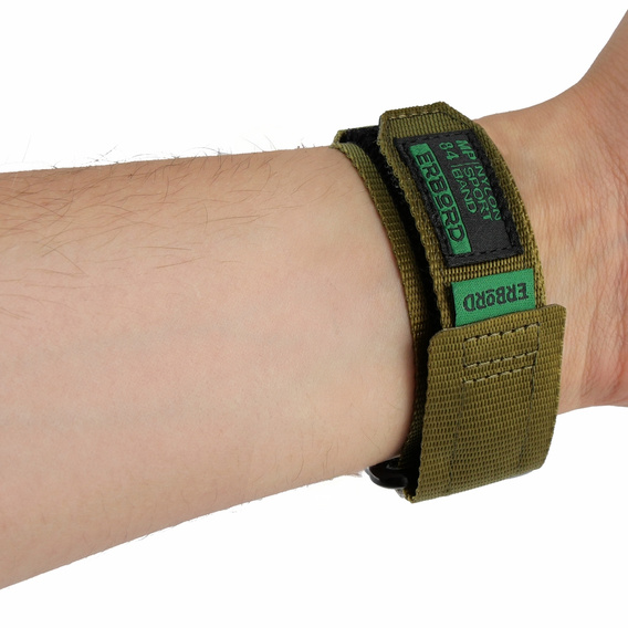 Pasek Nylonowy ERBORD MP84 Quickfit do Garmin Fenix 5X/6X/6X PRO/7X, Zielony, Rozmiar S/M