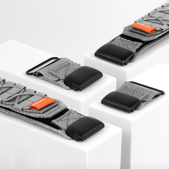 Pasek Nylonowy ERBORD Runner Quickfit do Garmin Fenix 5X/6X/6X PRO/7X, Szary