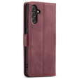 Case for Samsung Galaxy A14 4G/5G, ERBORD Vintage, wallet with flap, red