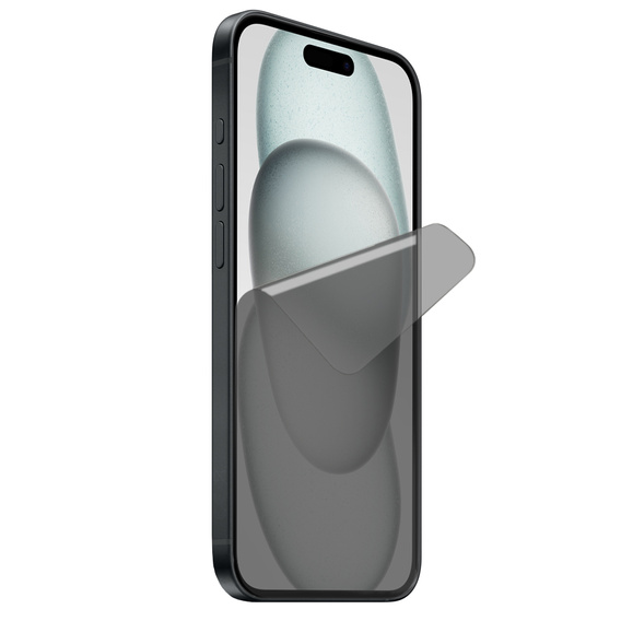 2x Privatizing Film for iPhone 15, ERBORD Anti-Spy Hydrogel Film