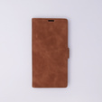 Case for Samsung Galaxy S24 Ultra, ERBORD Vintage, wallet with flap, brown