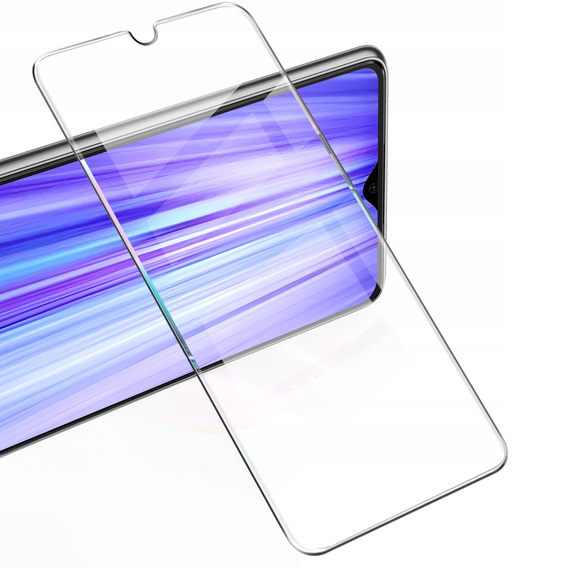 2x Tempered Glass for Xiaomi Redmi Note 8 Pro, ERBORD 9H Hard Glass for phone screen