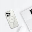 Case for iPhone 16 Pro, ERBORD Glitter MagSafe, transparent + Screen Glass