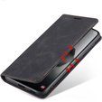 Case for Samsung Galaxy A16, ERBORD Vintage, wallet with flap, black