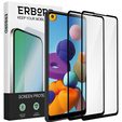 2x Szkło Hartowane do Samsung Galaxy A21/A21S, 5G, ERBORD 3D pełne, szybka na cały ekran