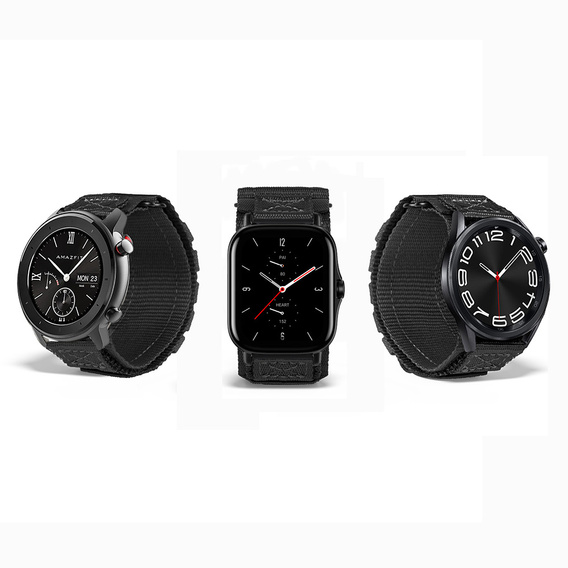 ERBORD Universal Nylon Strap 20mm, black