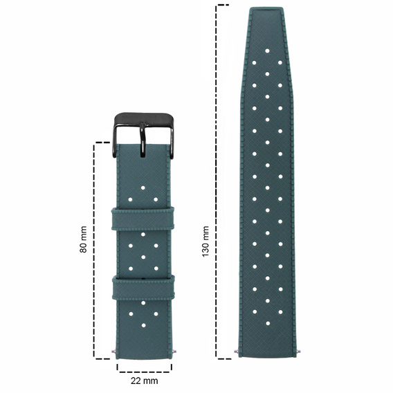 ERBORD Universal 22mm Silicone Strap.