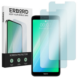2x Tempered Glass for Xiaomi Redmi 7A, ERBORD 9H Hard Glass for phone screen