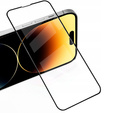 2x Tempered Glass for iPhone 14 Pro, ERBORD 3D full display