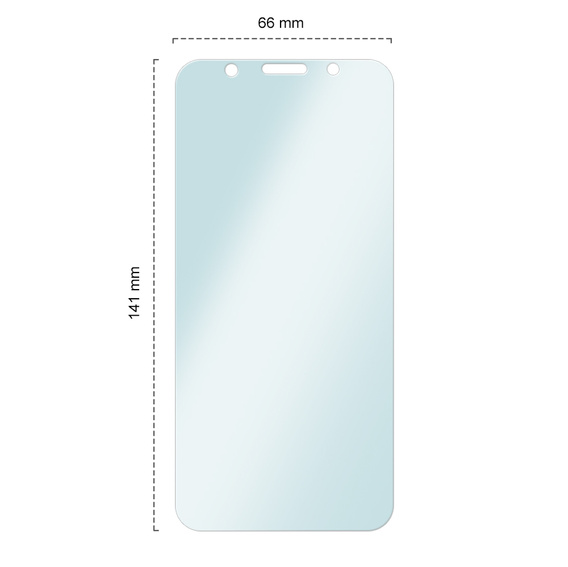 2x Tempered Glass for Huawei Y5 2018, ERBORD 9H Hard Glass for phone screen