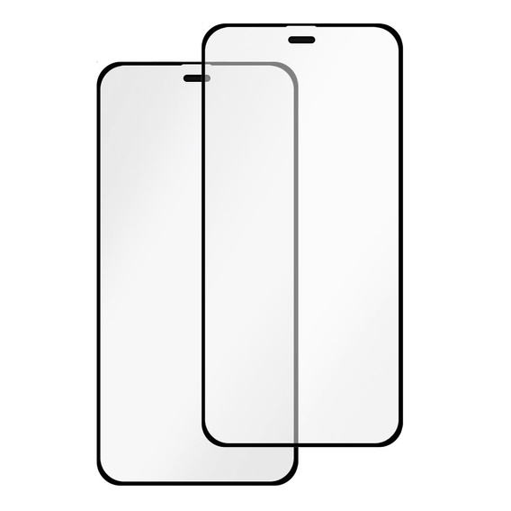 2x Szkło Szkło Hartowane do iPhone 12 Mini, ERBORD Easy App Full Screen Protector