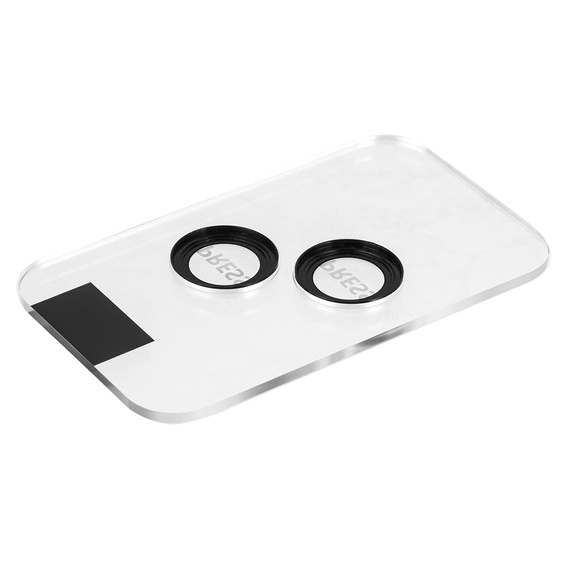 2x ERBORD OPTIK Pro Camera Tempered Glass for iPhone 15/15 Plus/14/14 Plus, black