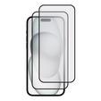 2x Tempered Glass for iPhone 15 Plus, ERBORD 3D full display
