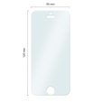 2x Tempered Glass for iPhone 5/5S/5C/SE, ERBORD 9H Hard Glass for phone screen