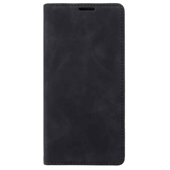 Case for Motorola Edge 40 Neo, ERBORD Vintage, wallet with flap, black