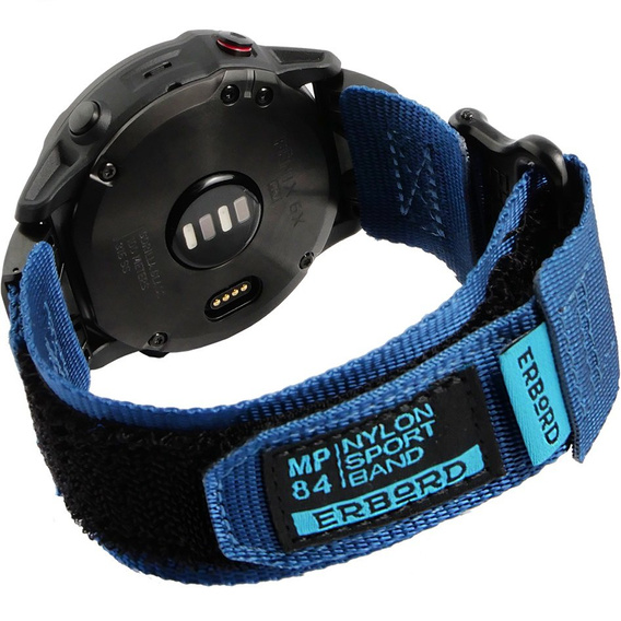 ERBORD MP84 Quickfit Nylon Strap for Garmin Fenix 5X/6X/6X PRO/7X (Size S/M)
