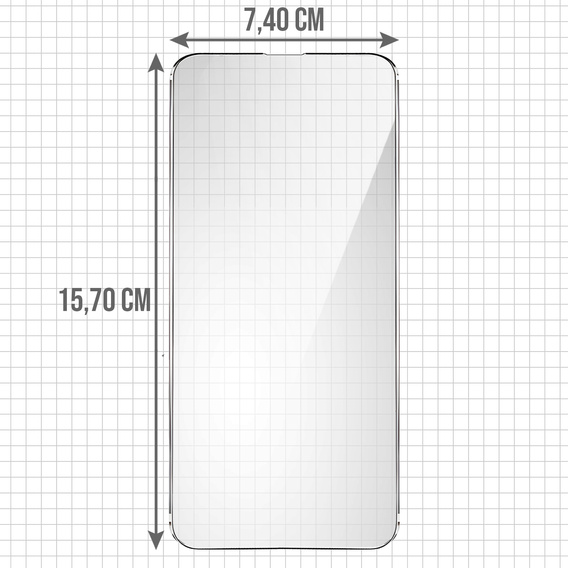 2x Tempered Glass for iPhone 14 Pro Max, ERBORD 9H Hard Glass for phone screen