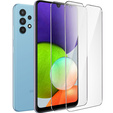 2x Tempered Glass for Samsung Galaxy A22 4G/M22, ERBORD 9H Hard Glass for phone screen