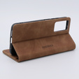 Case for Xiaomi Redmi Note 12S, ERBORD Vintage, wallet with flap, brown