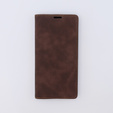 Case for Xiaomi Redmi Note 12 5G / Poco X5 5G, ERBORD Vintage, wallet with flap, coffee