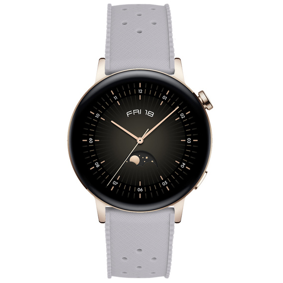 2x Pasek Silikonowy ERBORD Uniwersalny 20mm, Tropic, zielony / szary