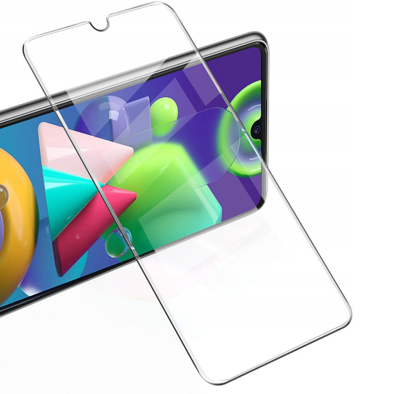 2x Szkło Hartowane do Samsung Galaxy M21, ERBORD 9H Hard Glass, szybka