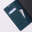 Case for Oppo A78 5G, ERBORD Vintage, wallet with flap, blue