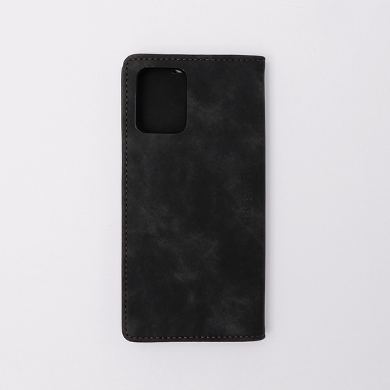 Case for Motorola Moto G73, ERBORD Vintage, wallet with flap, black