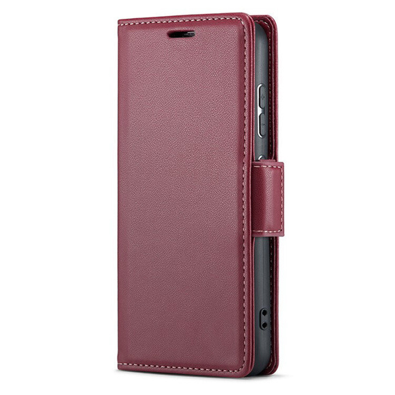 ERBORD Glossy Litchi wallet with flap for Motorola Edge 60 Pro