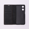 Case for Oppo A78 5G, ERBORD Vintage, wallet with flap, black