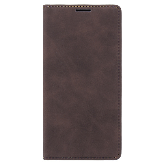 Case for Xiaomi 13T / 13T Pro, ERBORD Vintage, wallet with flap, coffee