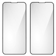2x Tempered Glass for iPhone 13/13 Pro, ERBORD 3D full display