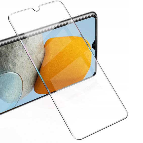 2x Tempered Glass for Samsung Galaxy M23 / M13, ERBORD 9H Hard Glass for phone screen