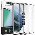 2x Szkło Hartowane do Samsung Galaxy S21, ERBORD 3D pełne, szybka na cały ekran
