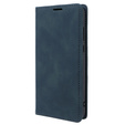 Case for Motorola Edge 40 Neo, ERBORD Vintage, wallet with flap, blue