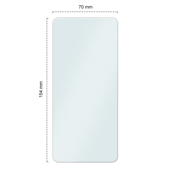 2x Tempered Glass for Realme 8 5G, ERBORD 9H Hard Glass for phone screen