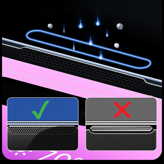 2x Tempered Glass for iPhone 13 Pro Max / 14 Plus, ERBORD Easy App Full Screen Protector