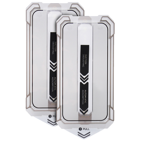 2x Tempered Glass for iPhone 15 Pro, ERBORD Easy App Full Screen Protector