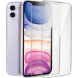 2x Tempered Glass for iPhone XR/11, ERBORD 9H Hard Glass for phone screen