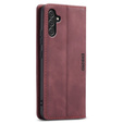 Case for Samsung Galaxy A54, ERBORD Vintage, wallet with flap, red
