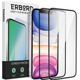 2x Szkło Hartowane do iPhone XR / 11, ERBORD 3D pełne, szybka na cały ekran