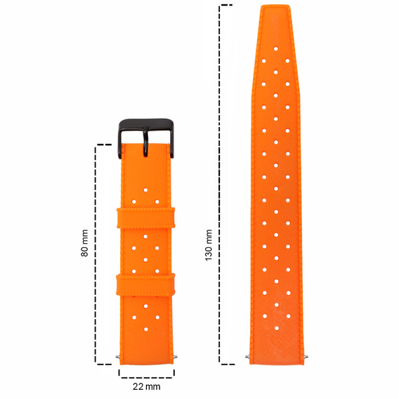 ERBORD Universal 22mm Silicone Strap.